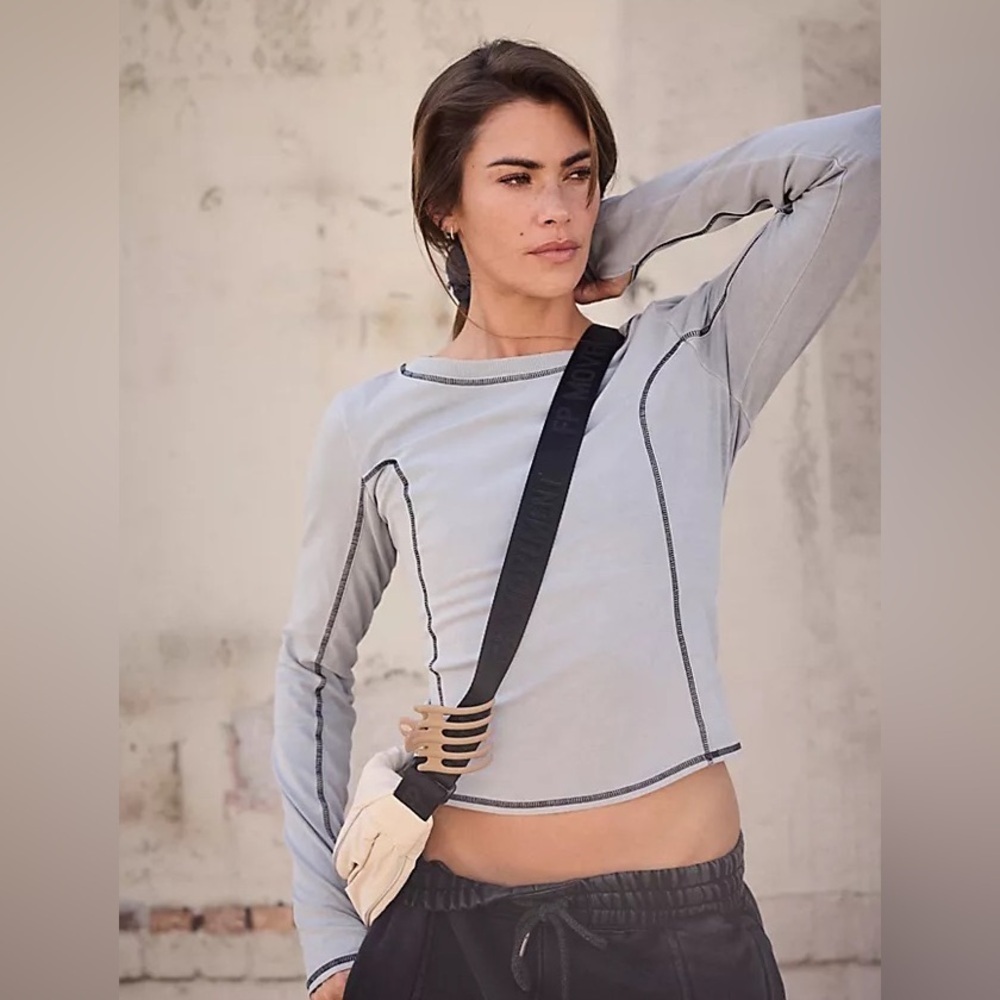 Free People Movement New Flow Tight Layer Top Medium
